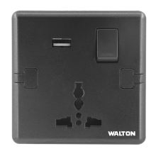 W13PSUSB13 Metallic Black (3 pin USB Socket)